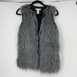 Design History | Size S. Ostrich Faux Fur Vest